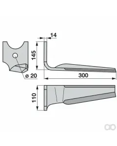 Prillinger - 00280623 - Kreiseleggenzinke Stangen Anstelle