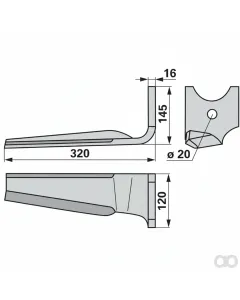 Prillinger - 00280625 - Kreiseleggenzinke Rechts Anstelle