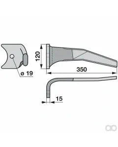 Prillinger - 00281009 - Kreiseleggenzinke Stangen Anstelle
