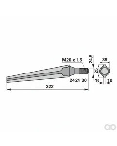Prillinger - 00281034 - Kreiseleggenzinke Gerade Anstelle