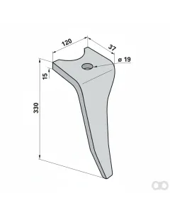 Prillinger - 00281077 - Kreiseleggenzinke Stangen Anstelle