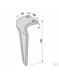 Prillinger - 00281095 - Kreiseleggenzinke Stangen Anstelle