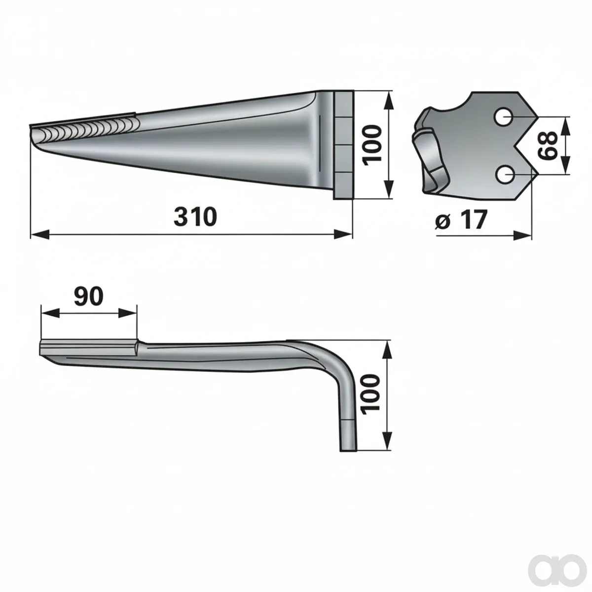 Prillinger - 00281115 - Kreiseleggenzinke Stangen HM Anstelle