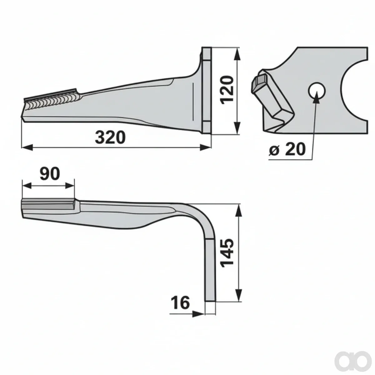 Prillinger - 00281119 - Kreiseleggenzinke Stangen HM Anstelle