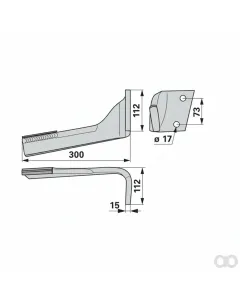 Prillinger - 00281121 - Kreiseleggenzinke Stangen HM Anstelle
