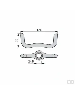 Prillinger - 00281137 - Haltebuegel Anstelle Kuhn 525.9