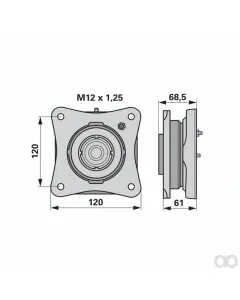 Prillinger - 00281151 - Lagerung Anstelle Maschio M434