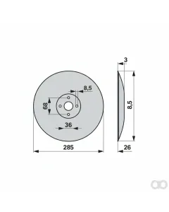 Prillinger - 00302284 - Spuranzeigerscheibe Anstelle Von