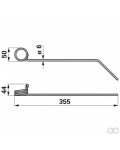 Prillinger - 00310314 - Hackstriegelzinke Anstelle Von