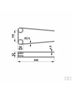 Prillinger - 00310325 - Saatstriegelzinke Anstelle Von