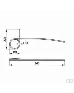 Prillinger - 00310337 - Saatstriegelzinke Anstelle Von