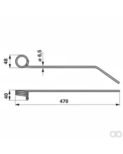 Prillinger - 00310358 - Hackstriegelzinke Anstelle Von