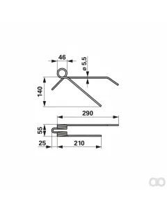 Prillinger - 00310360 - Saatstriegelzinke Anstelle Von