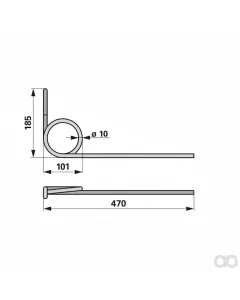 Prillinger - 00310406 - Saatstriegelzinke Anstelle Von
