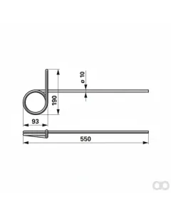 Prillinger - 00310408 - Saatstriegelzinke Anstelle Von