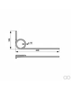 Prillinger - 00310411 - Saatstriegelzinke Anstelle Von