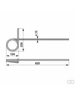 Prillinger - 00310412 - Saatstriegelzinke Anstelle Von