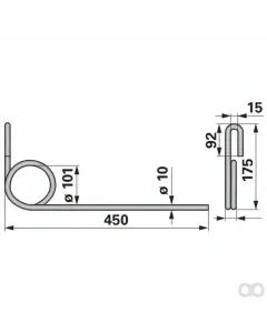 Prillinger - 00310525 - Saatstriegelzinken Anstelle Von