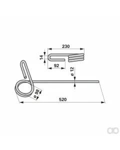 Prillinger - 00310526 - Saatstriegelzinken Anstelle Von