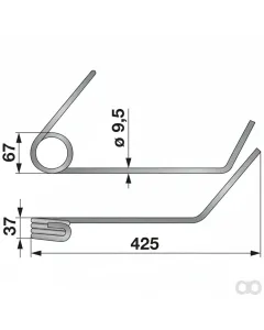 Prillinger - 00310602 - Saatstriegelzinke Stangen Anstelle
