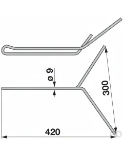 Prillinger - 00310626 - Saatstriegelzinke Anstelle Von