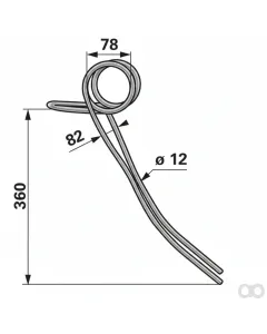 Prillinger - 00310628 - Saatstriegelzinke Anstelle Von