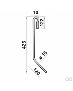 Prillinger - 00310691 - Saatstriegelzinke Anstelle Amazon