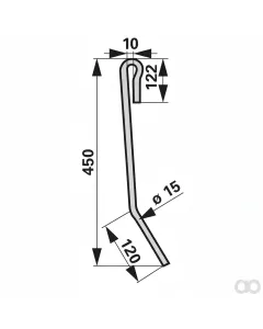 Prillinger - 00310693 - Saatstriegelzinke Anstelle Amazon