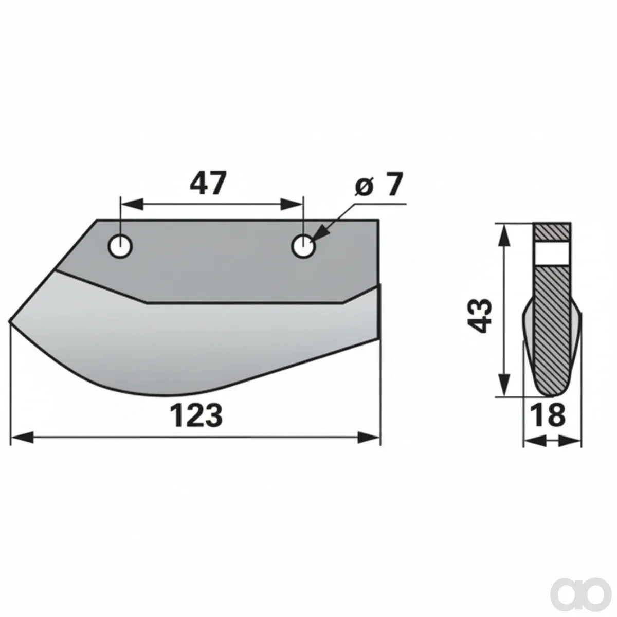 Prillinger - 00310701 - Drillschare Anstelle Von Kverneland