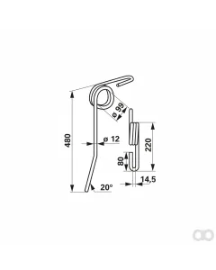 Prillinger - 00310727 - Saatstriegelzinke Anstelle Guettler