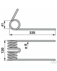 Prillinger - 00310801 - Saatstriegelzinke Anstelle Von