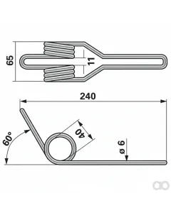 Prillinger - 00310810 - Saatstriegelzinke Anstelle Von