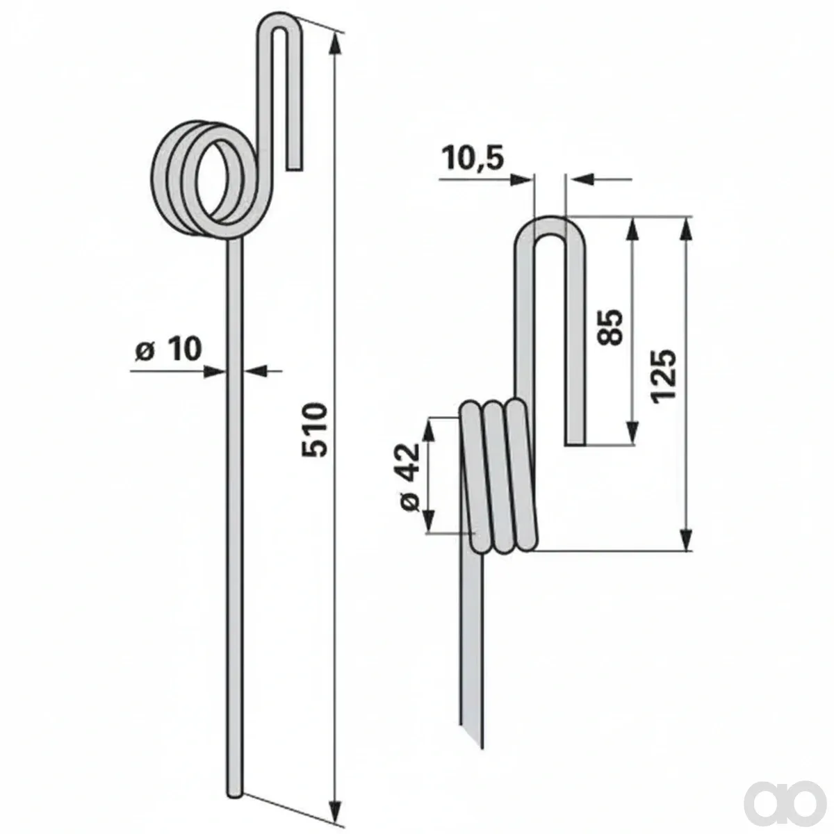 Prillinger - 00310814 - Saatstriegelzinke Anstelle Von