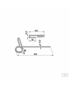 Prillinger - 00310819 - Saatstriegelzinke Anstelle Von