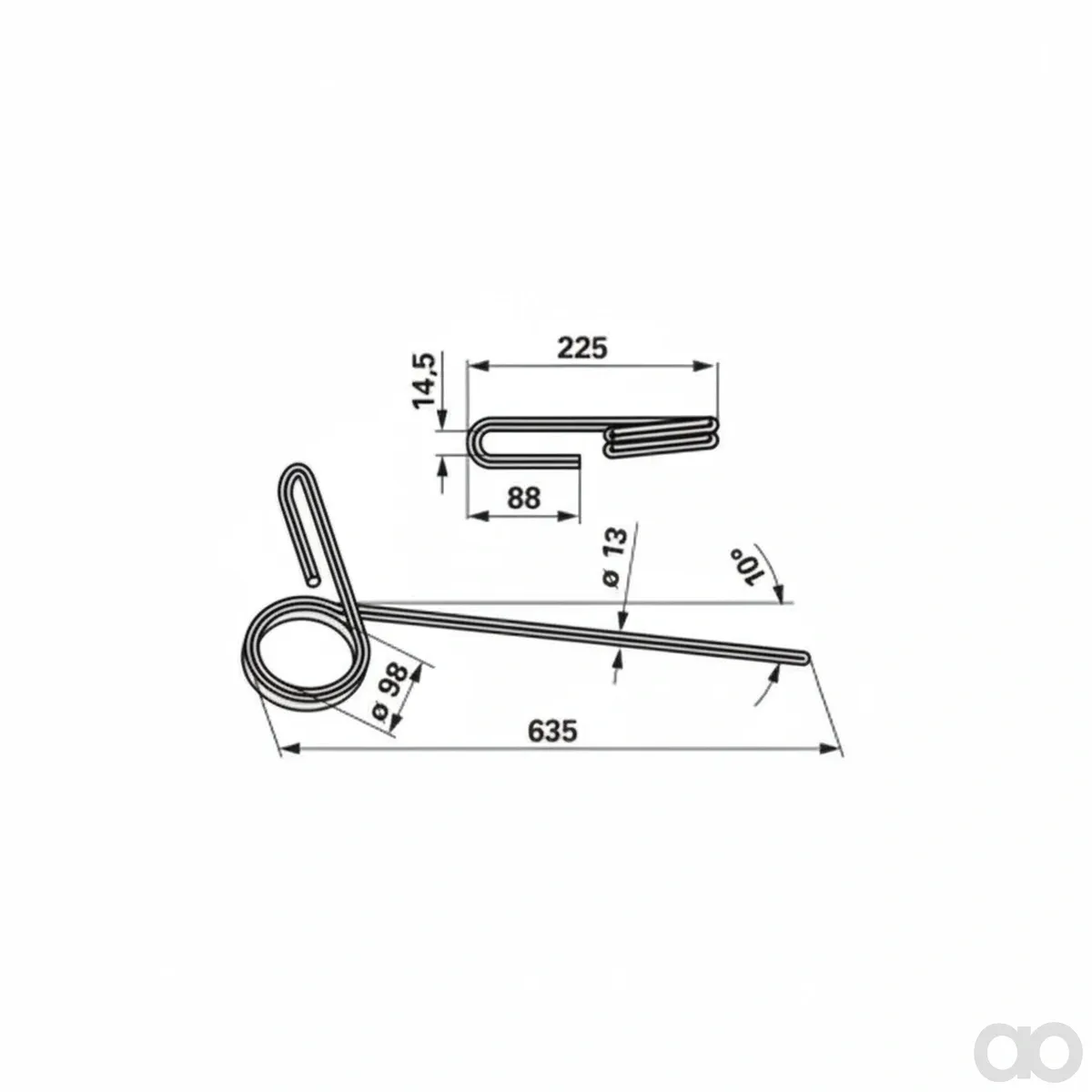 Prillinger - 00310821 - Saatstriegelzinke Anstelle Von