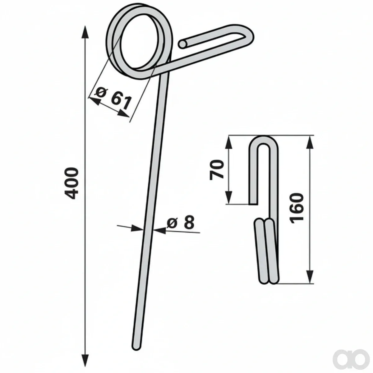 Prillinger - 00310825 - Saatstriegelzinke Anstelle Von