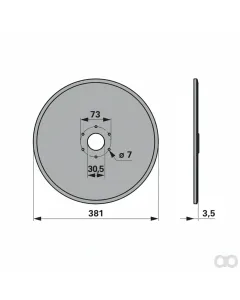 Prillinger - 00310881 - Saescheibe Anstelle Kinze Gd113