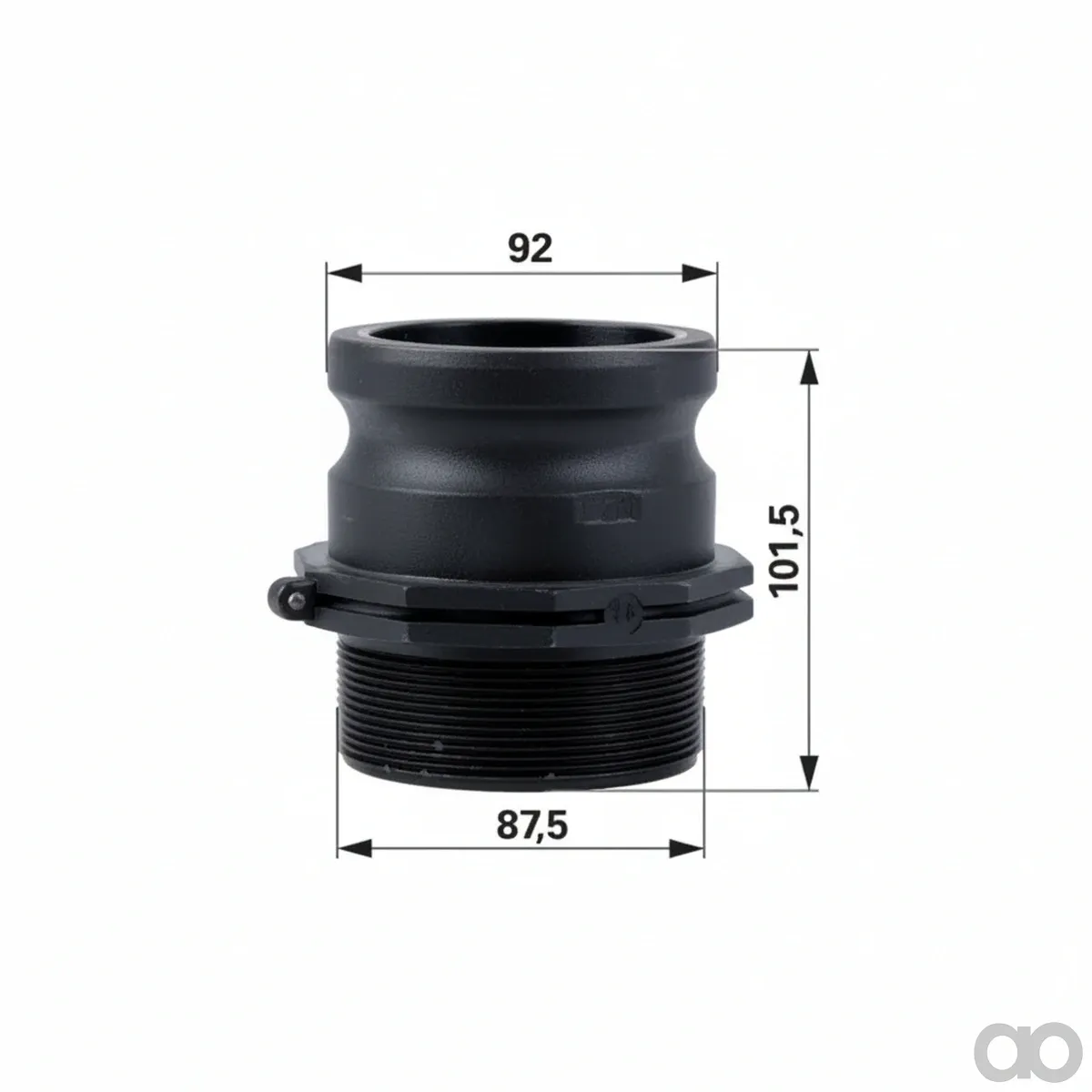 Prillinger - 00342292 - Fixloc Vaterteil 3 Zoll mit Au