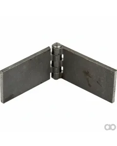 Prillinger - 00350356 - Tuerscharnier 40x80x5 mm blank