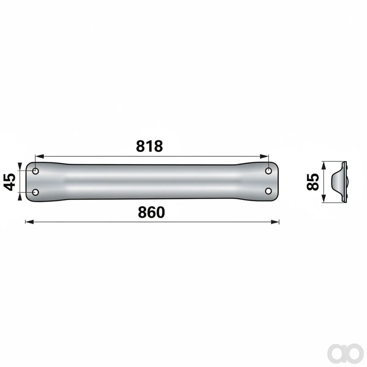 Prillinger - 00364354 - Spezialprofil Laenge 860 Mm Ans