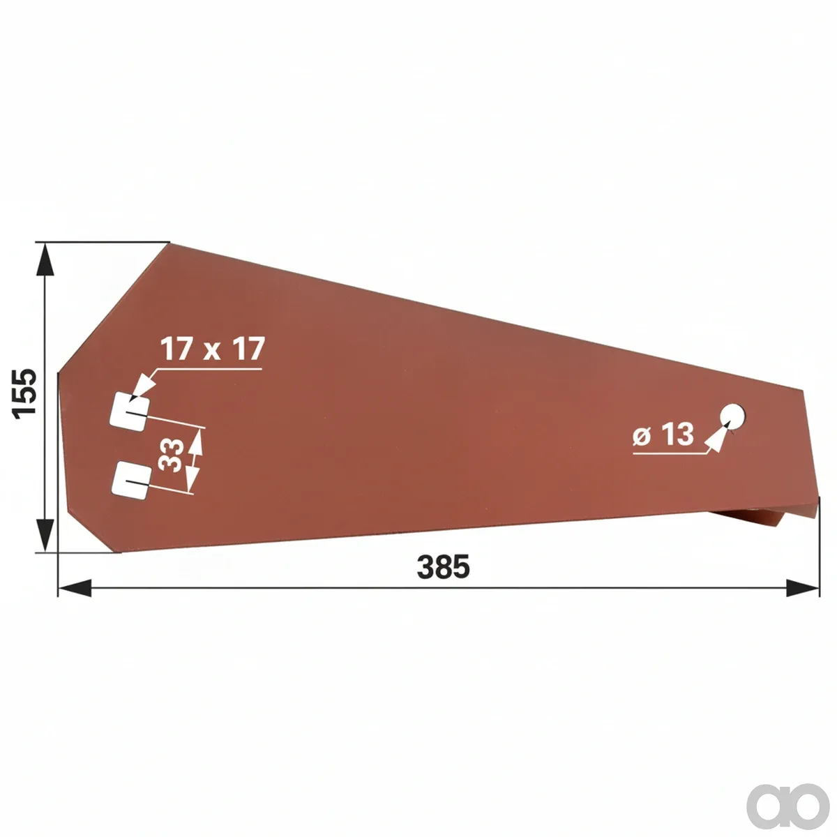 Prillinger - 00364378 - Wurfschaufel Rechts Anstelle V