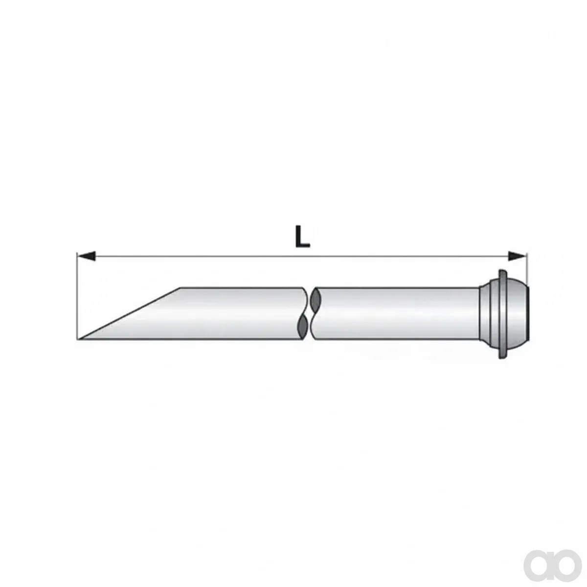 Prillinger - 00380370 - VT Saugrohr Gerade Ital. 4 Zoll