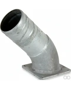 Prillinger - 00381328 - Stahlflansch 45 Grad mit Schlauch