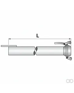 Prillinger - 00382501 - VT Saugrohr Gerade Bauer 5 Zoll