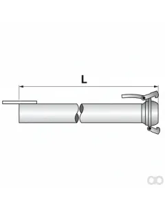 Prillinger - 00382502 - VT Saugrohr Gerade Bauer 6 Zoll