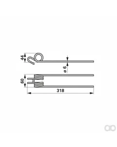 Prillinger - 00401301 - Bandrechwenderzinke Zu Bucher