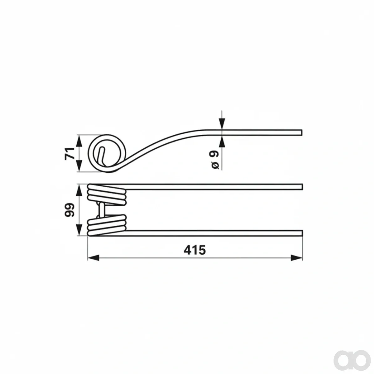 Prillinger - 0040144125 - Zinke anstelle von SIP 1528706
