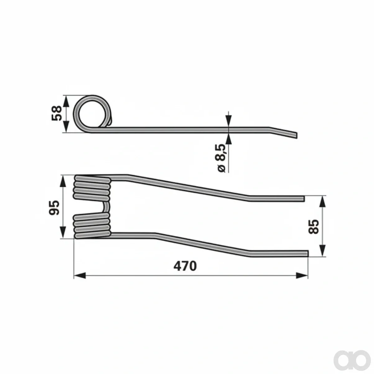 Prillinger - 00401623 - Kombikreiselzinke Stangen Anstelle