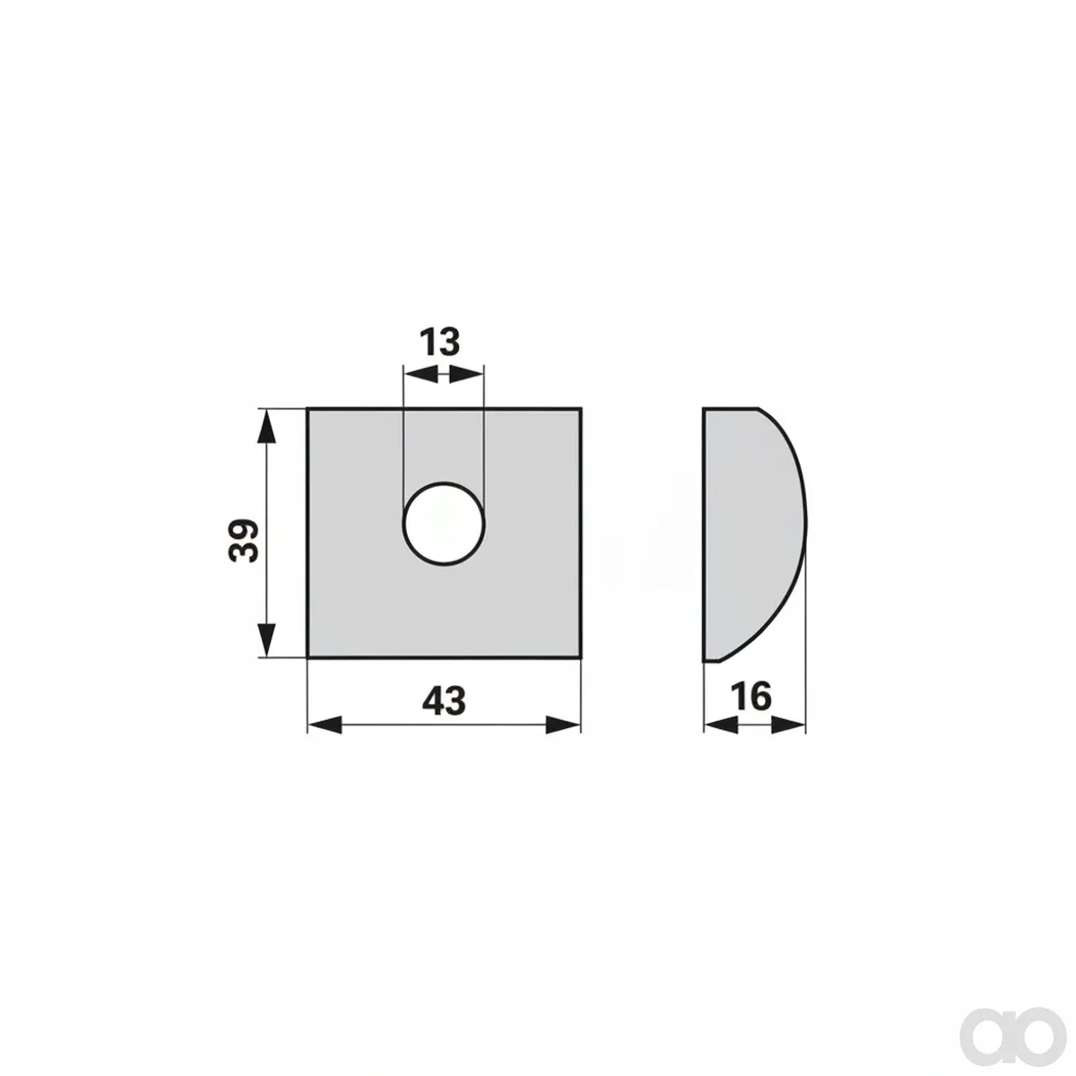 Prillinger - 00404279 - Zinkenhalter Unten, Anstelle Von