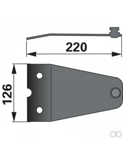 Prillinger - 00411639 - Messerhalter Original Deutz Fahr
